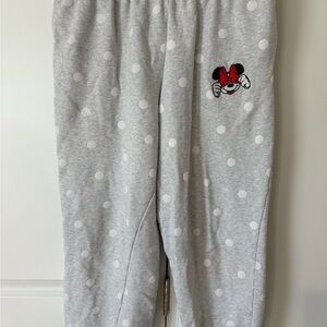 Disney Minnie polka dot sweatpants